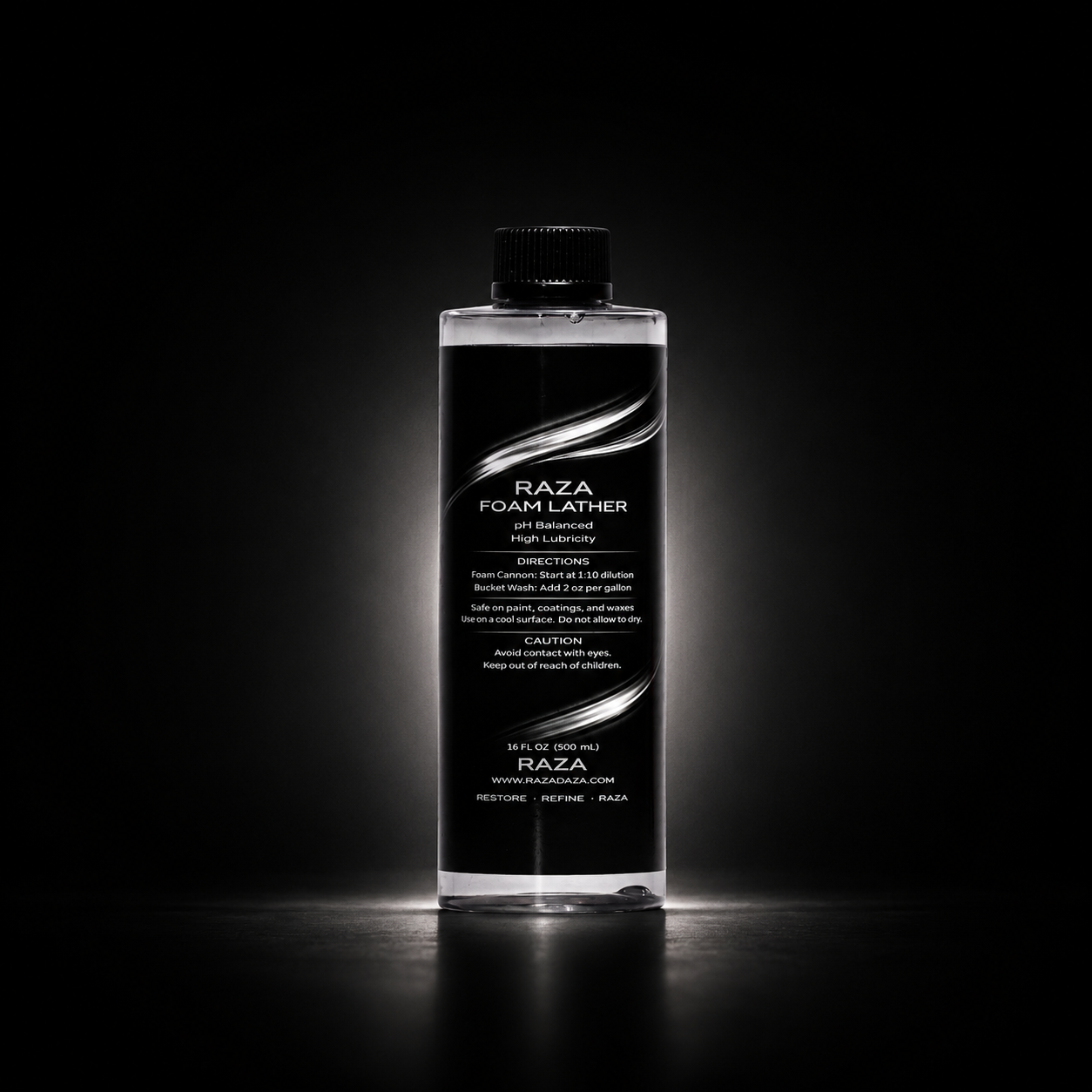 RAZA FOAM LATHER - pH Neutral - High Foaming - Peach Nectar Scent - Highly Dilutable